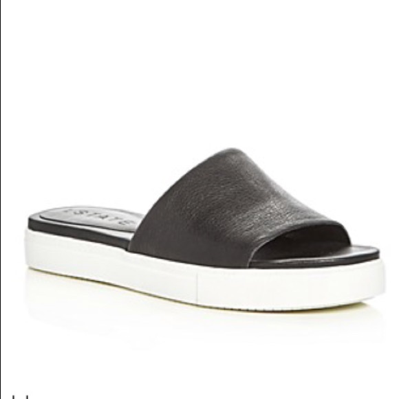 1 state shoes 1state black sporty slides poshmark